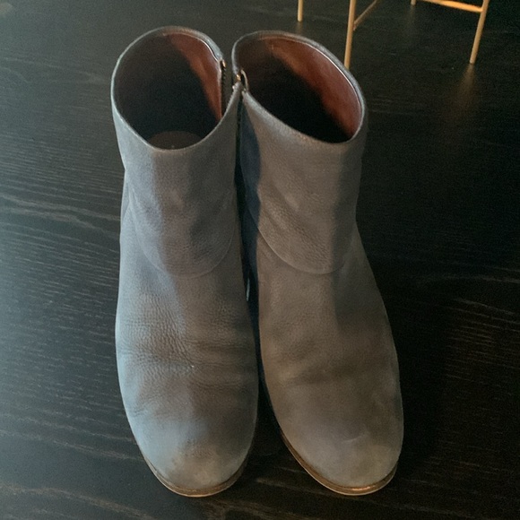 Cole Haan blue suede booties - Picture 2 of 4